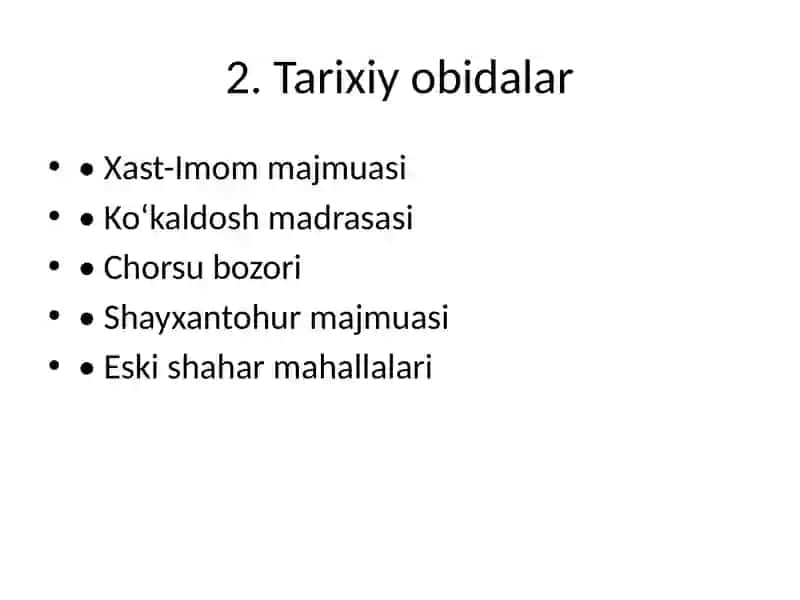 Toshkent Turistik Mintaqasi 3