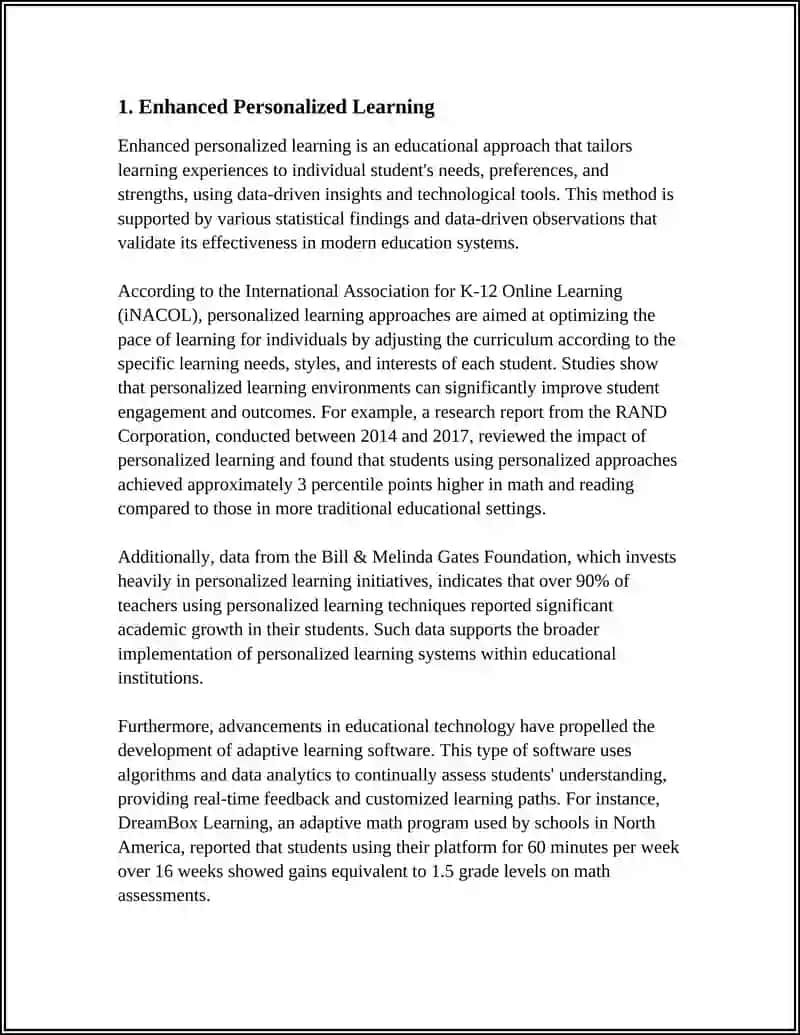 Enhanced Personalized Learning 3