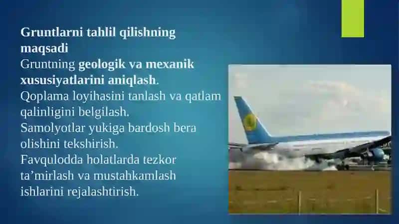 Aerodromlar Gruntlarni Tahlil Qilish Usullari 3