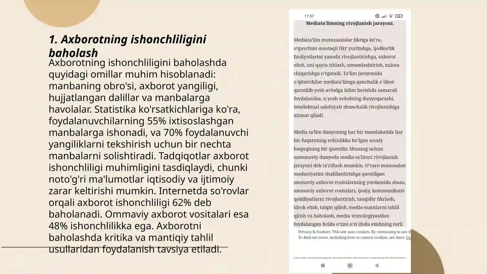 Media savodxonlikni rivojlantirish yõllari 3
