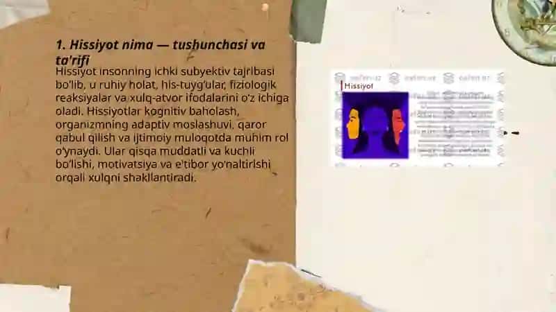 Hissiyot haqida tushincha 3