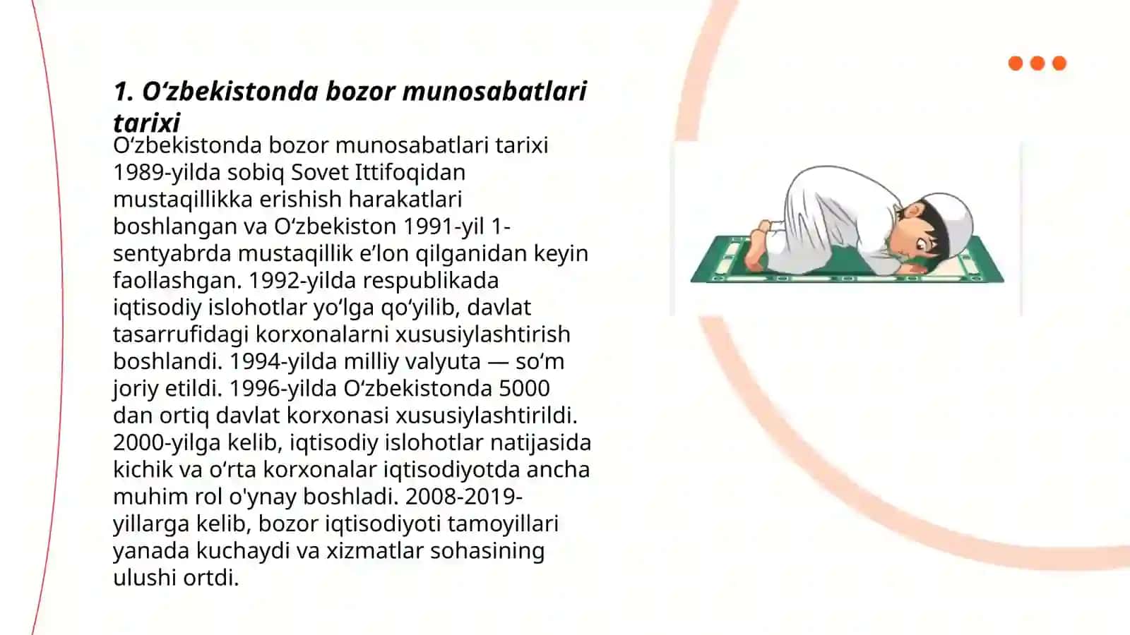 Oʻzbekistonda bozor munosabatlari tarixi 3