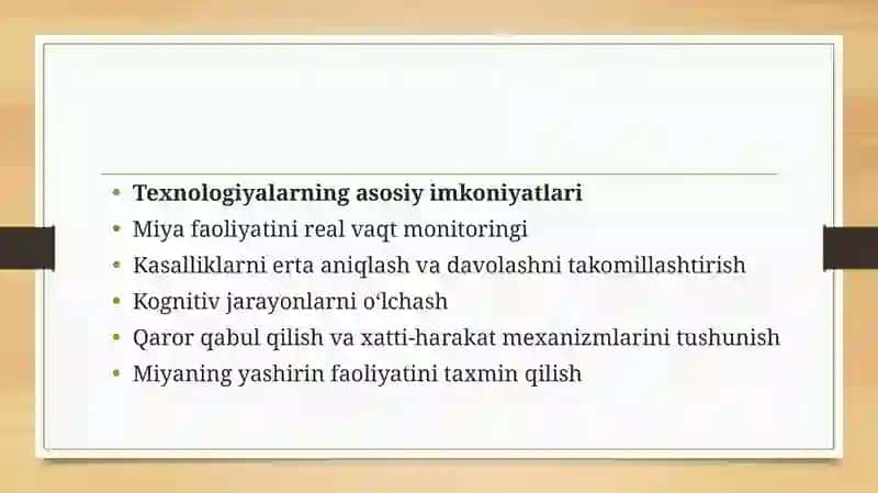 Neyroimijing texnologiyalari 3
