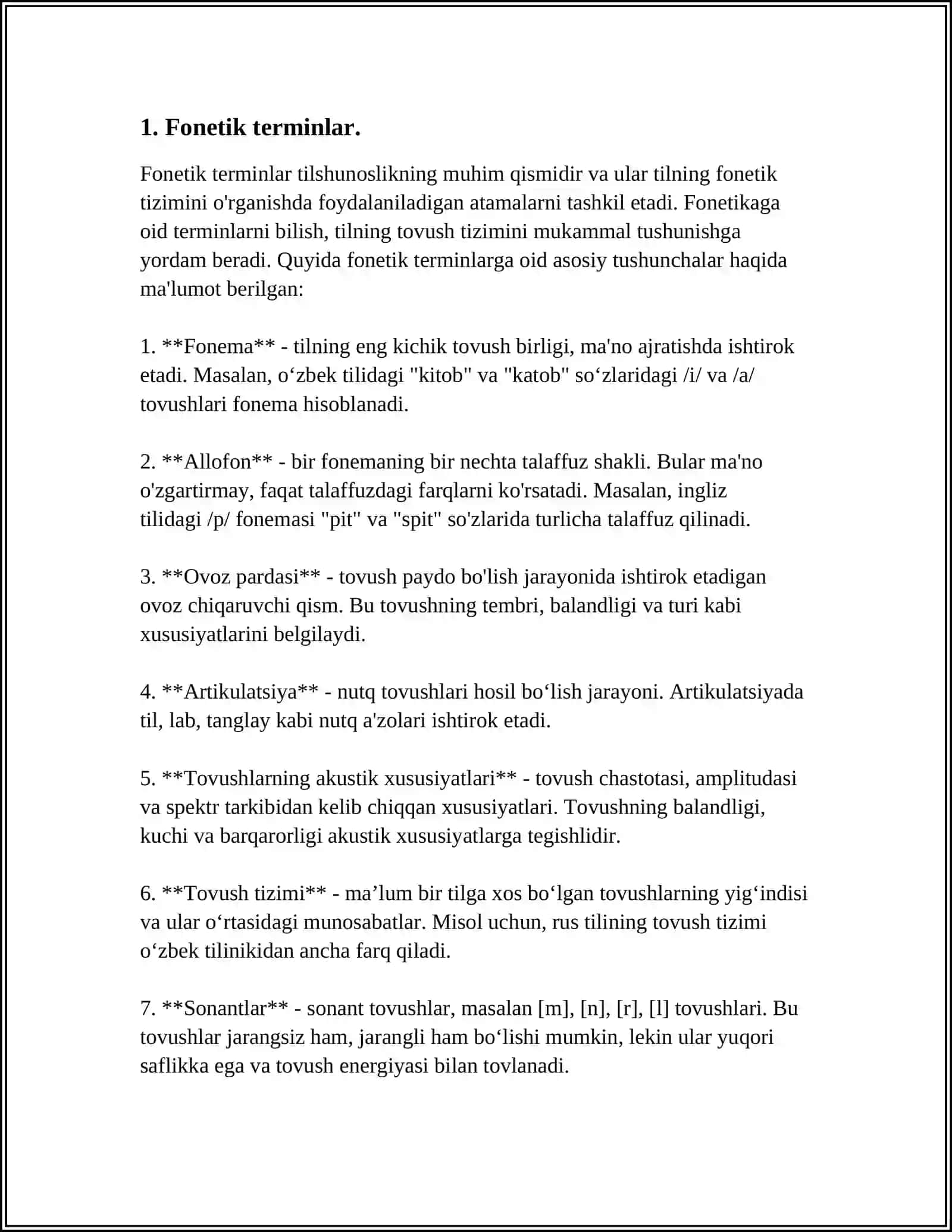 FONETIK FONOLOGIK MISOLLAR 3