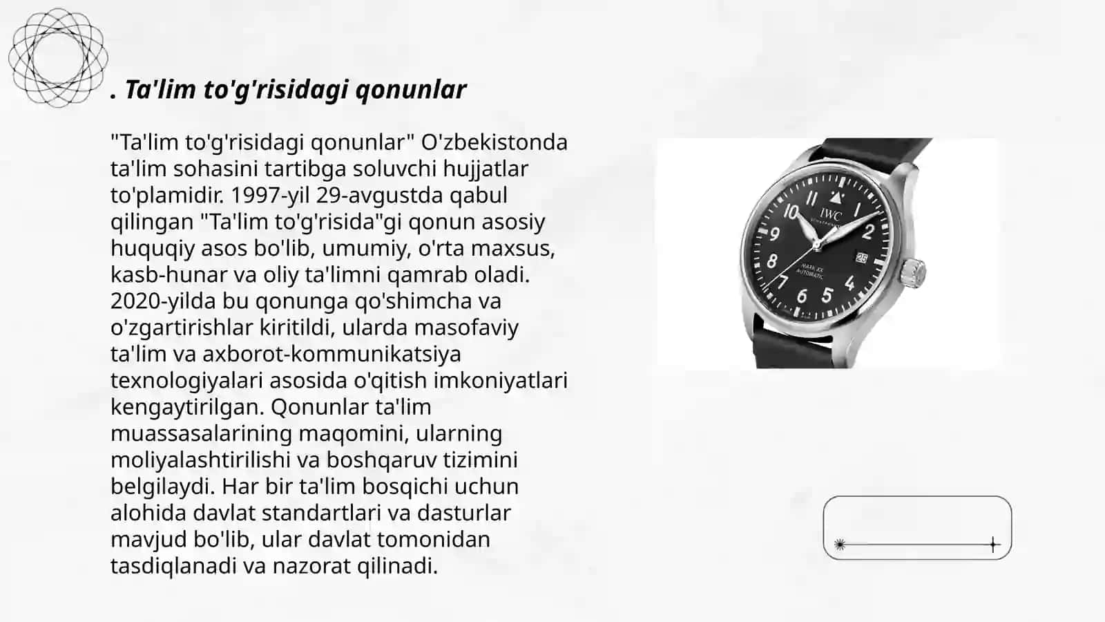 Ta'lim to'g'risidagi qonunlar 3
