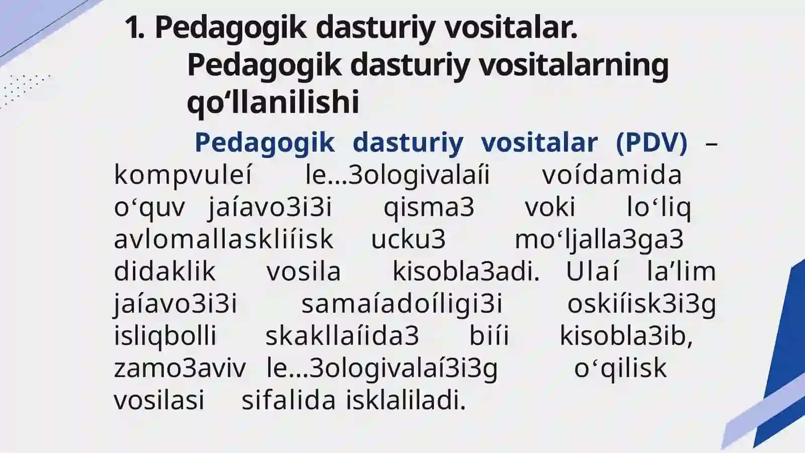 1-ma’ruza.Pedagogik dasturiy vositalar haqida tushuncha 3