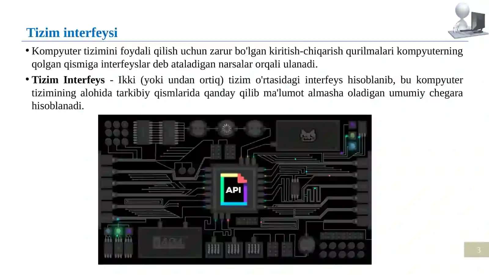 Tizim interfeysi 3
