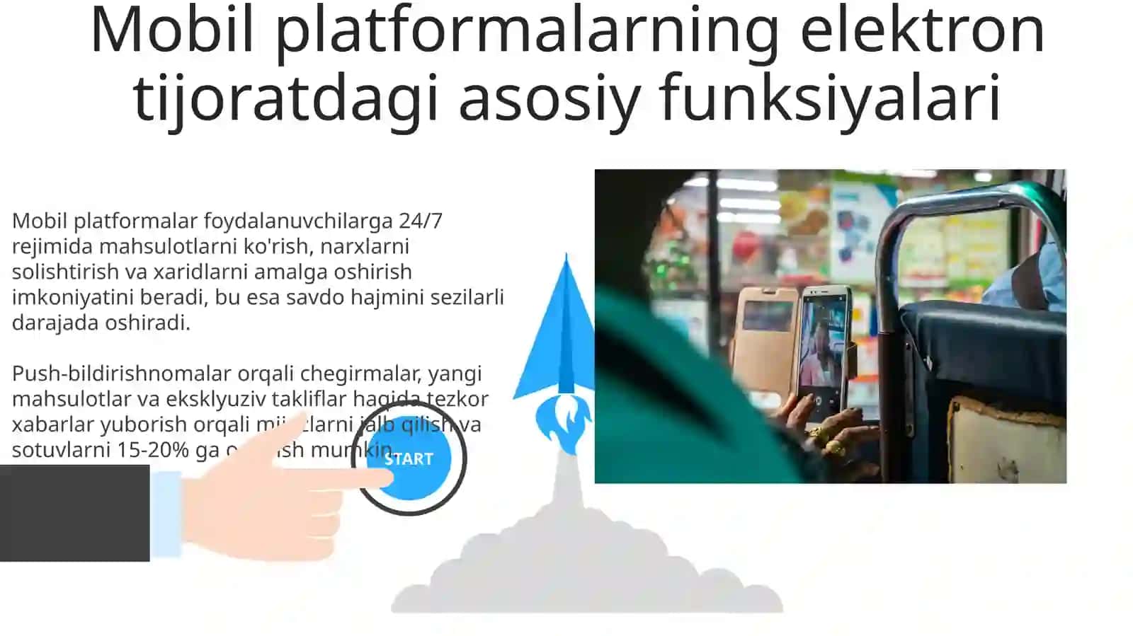 Mobil platformalarni elektron tijorat tizimlaridagi o’rni 3
