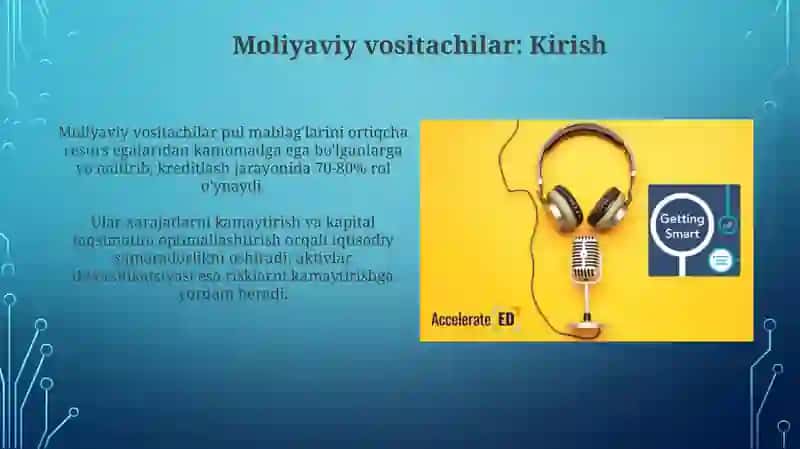 Moliyaviy vositachilar turlari va shakllari 3