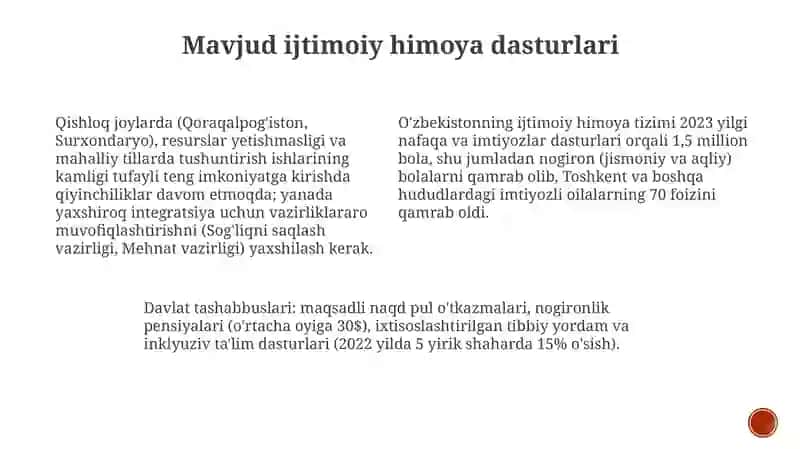 Mavjud ijtimoiy himoya dasturlari 3