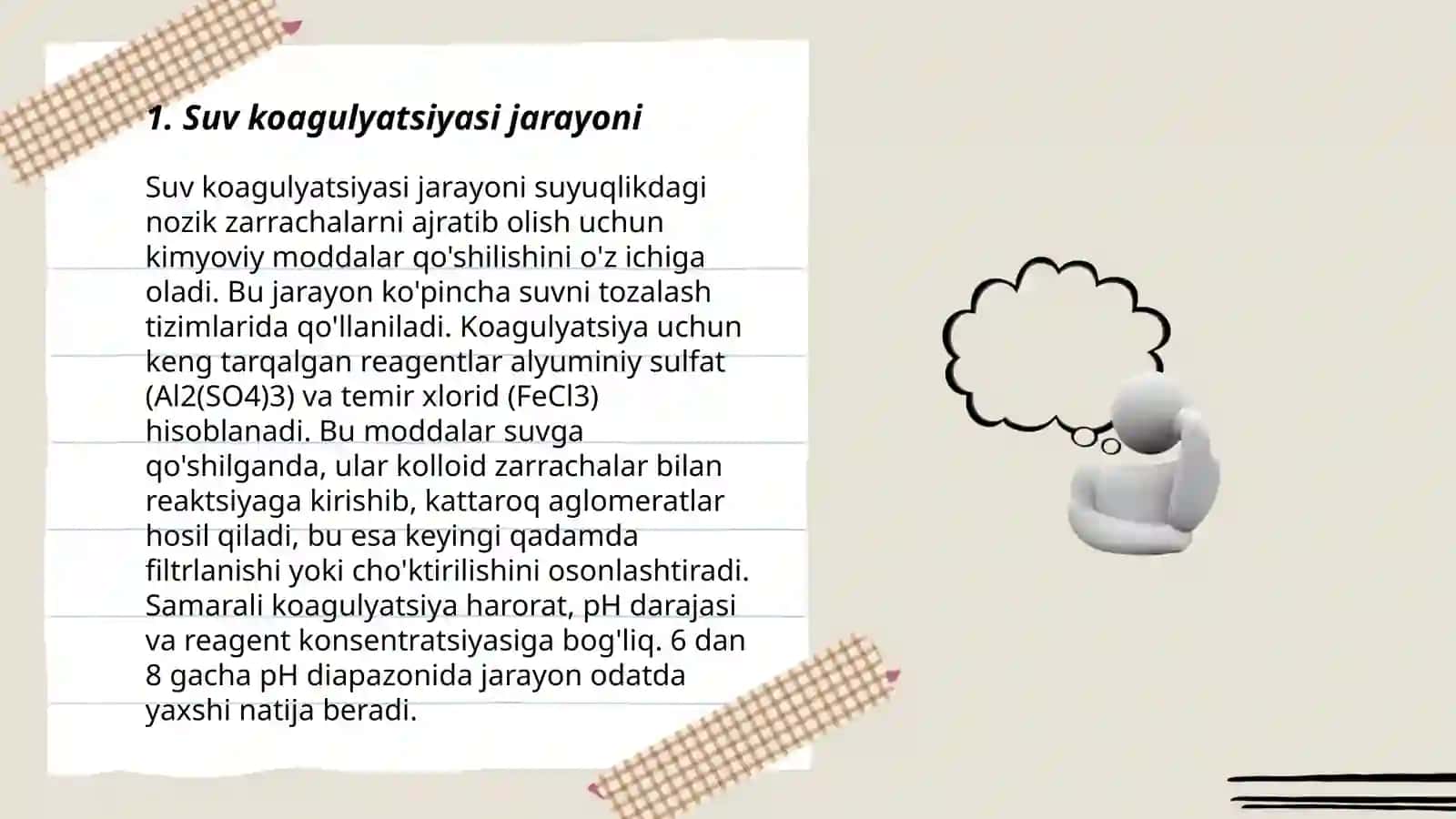 Suv Koagulyatsiyasini optimal dozasi 3