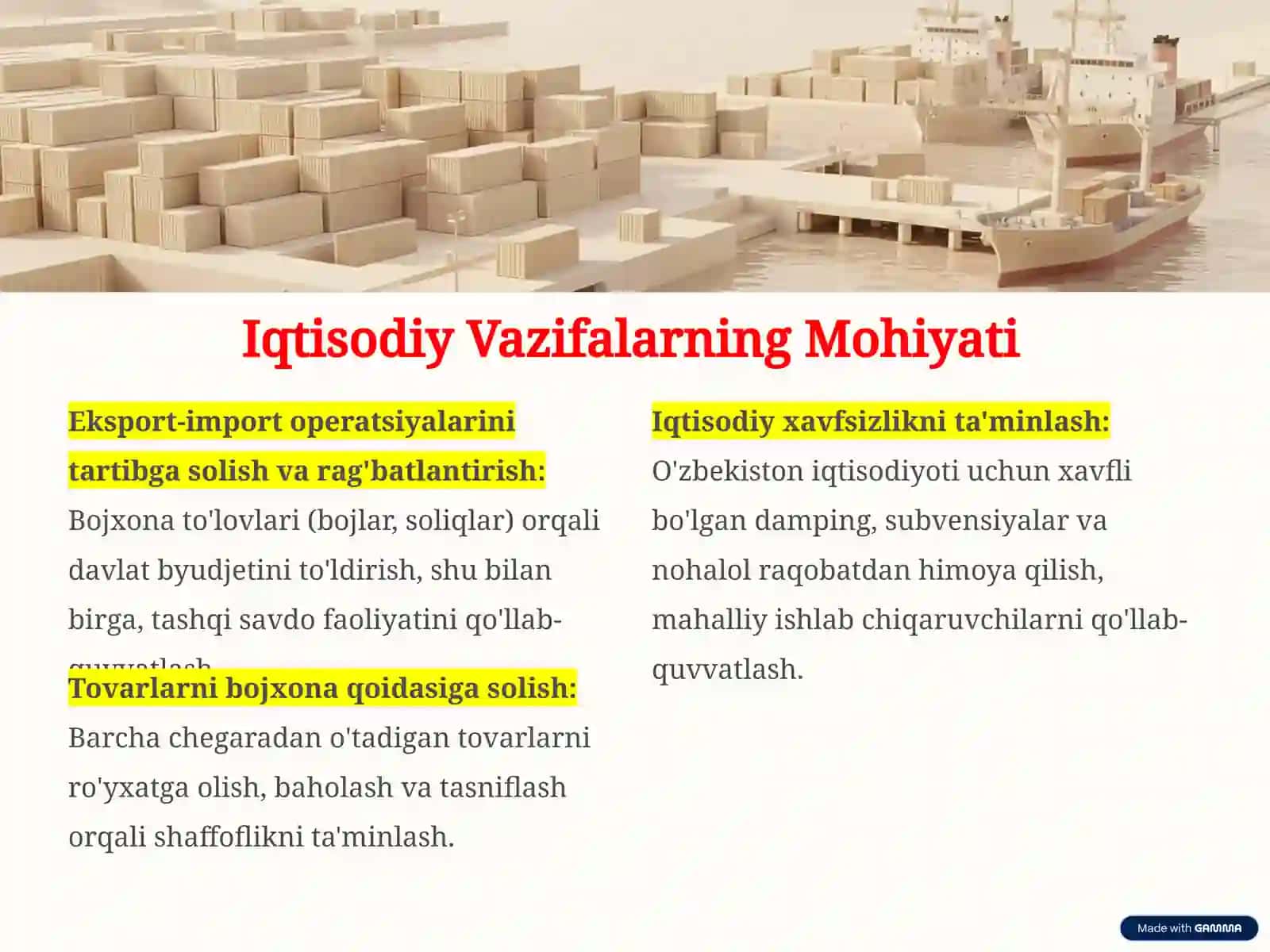 O'zbekiston Bojxona Tizimi 3