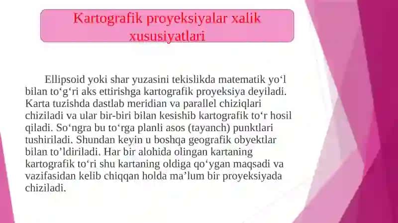 Kartografik proyeksiyalar 3