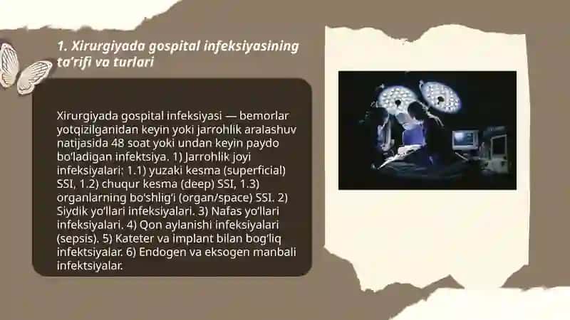 Xirurgiyada gospital infeksiyani profilaktikasi 3