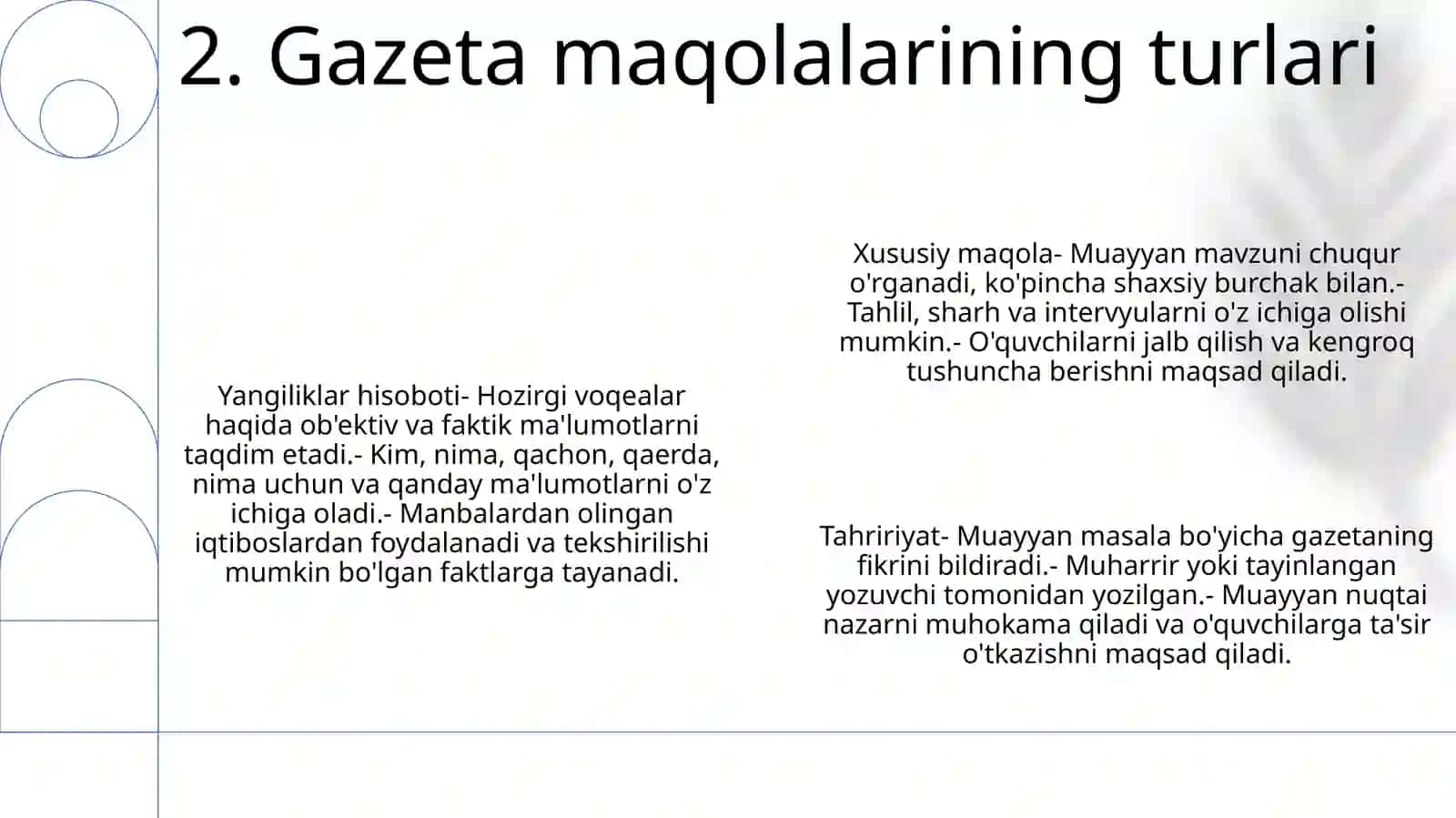 Gazeta maqolalari 3
