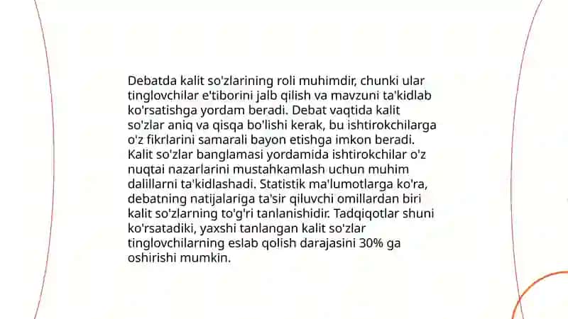 Debatda keys 3