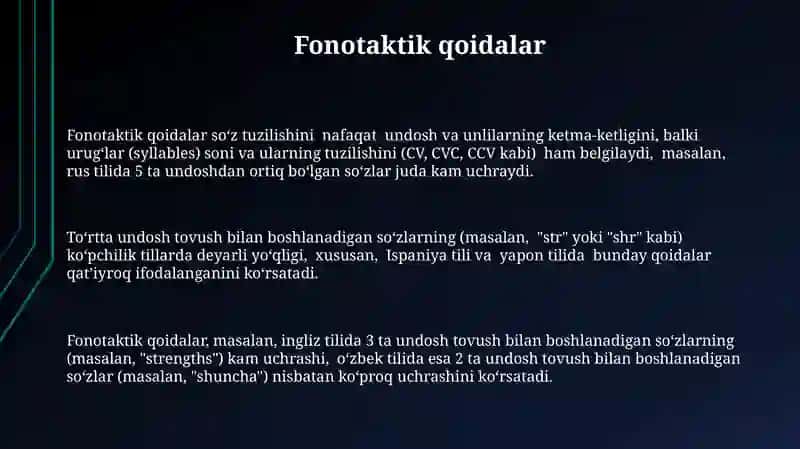 Fonologik tahlil 3
