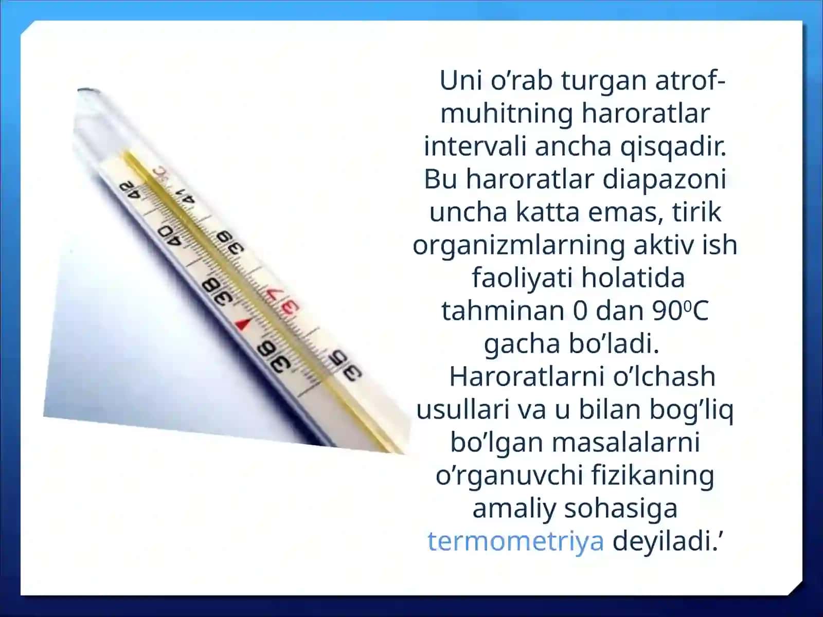 Termometriya va bolalarda tana haroratini o`lchash 3