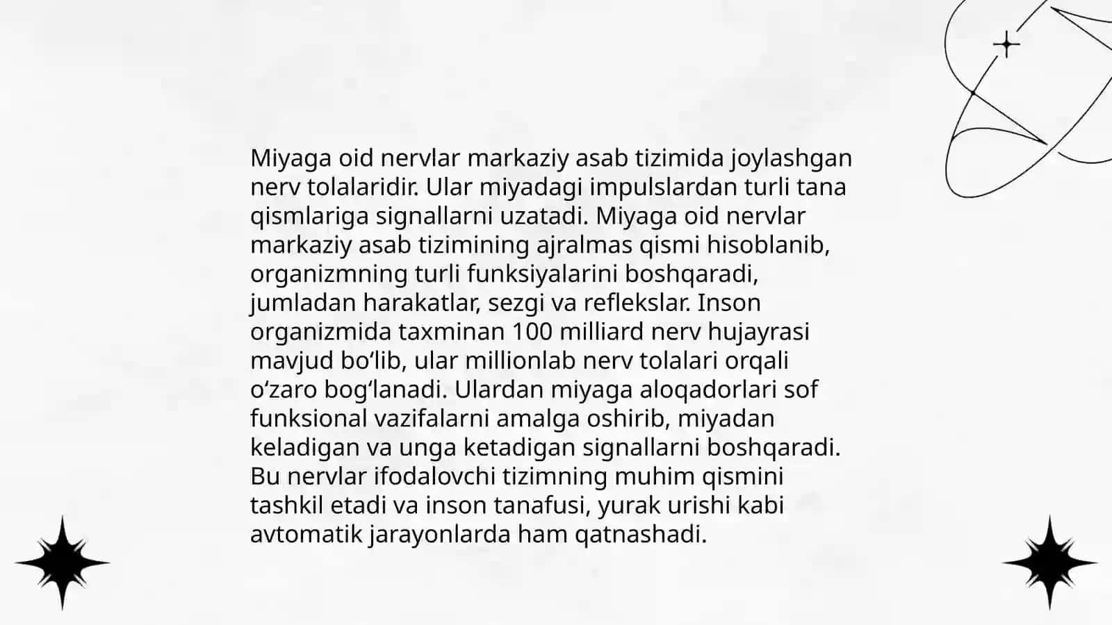 Oʻn ikki juft nerv sistemasi 3