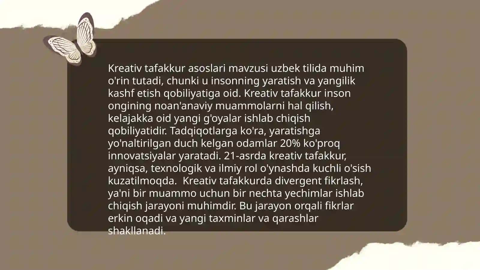 Kreativlik bosqichlari 3