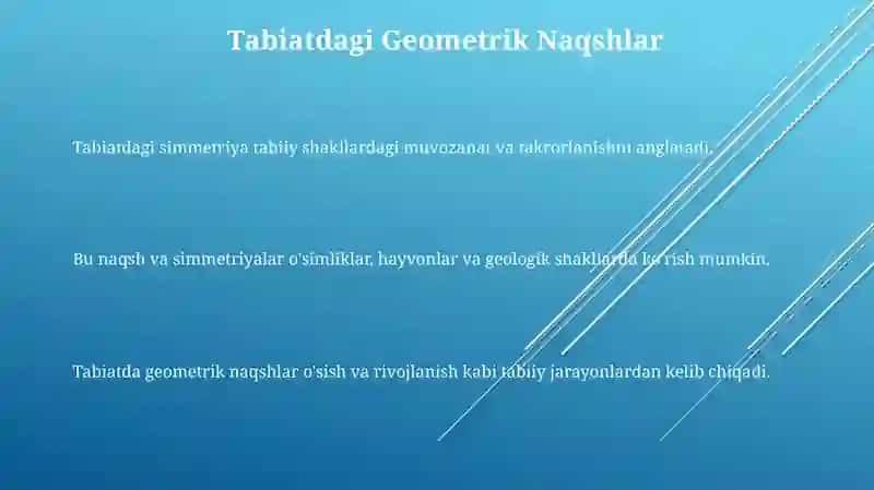Tabiatdagi simmetriya 3