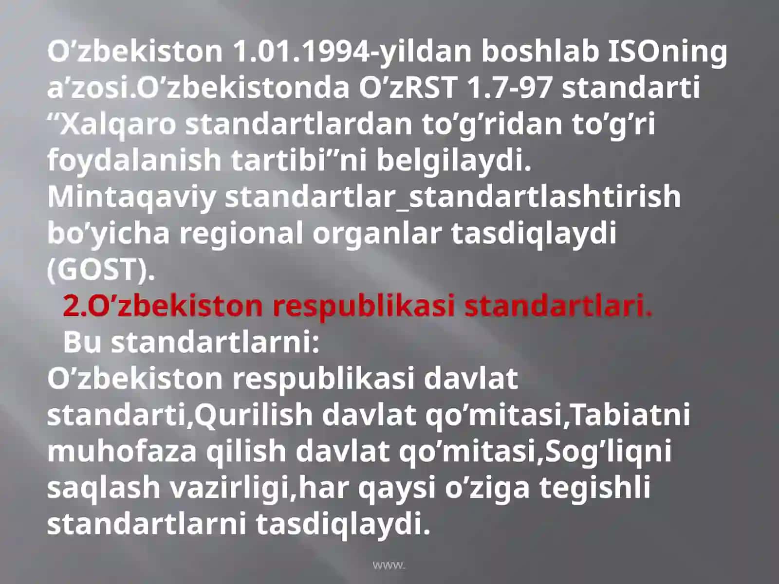 ISO 9001 standartining kengmiqyosdaqo’llanishi 3
