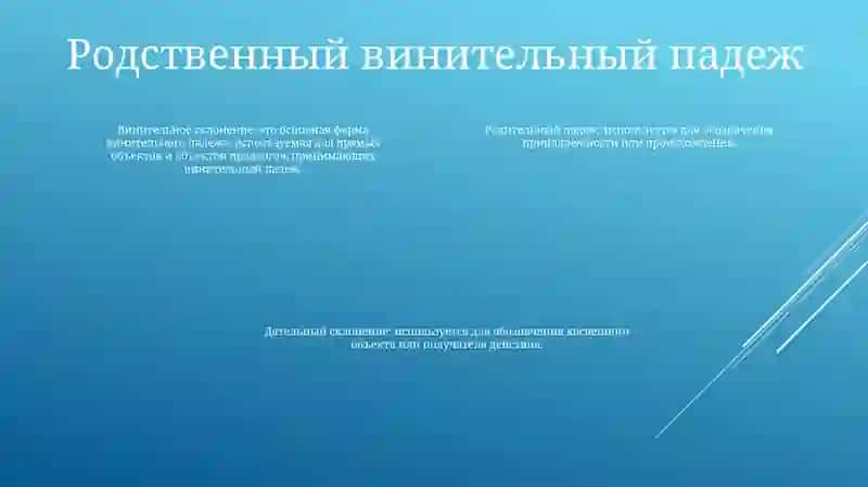 Винительный Падеж 3