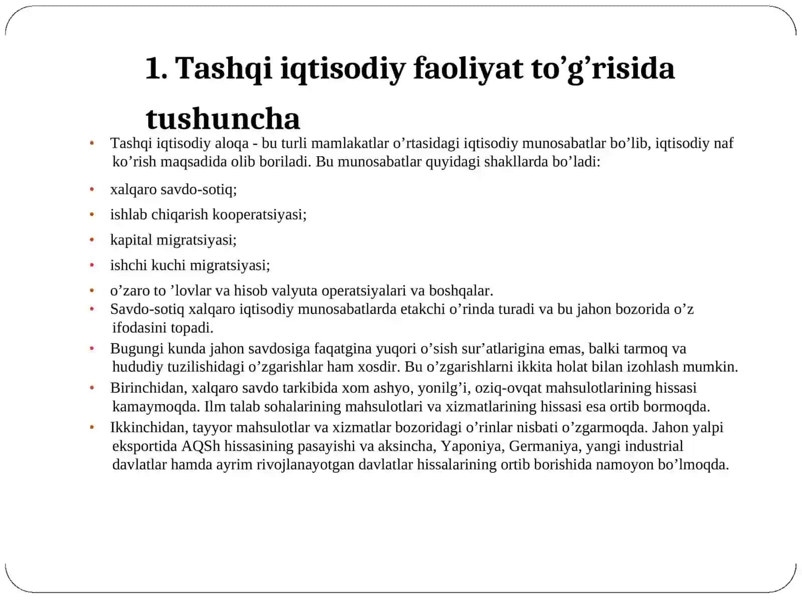 MAVZU.TASHQI IQ STATISTIKASI | TISODIY FAOLIYAT 3