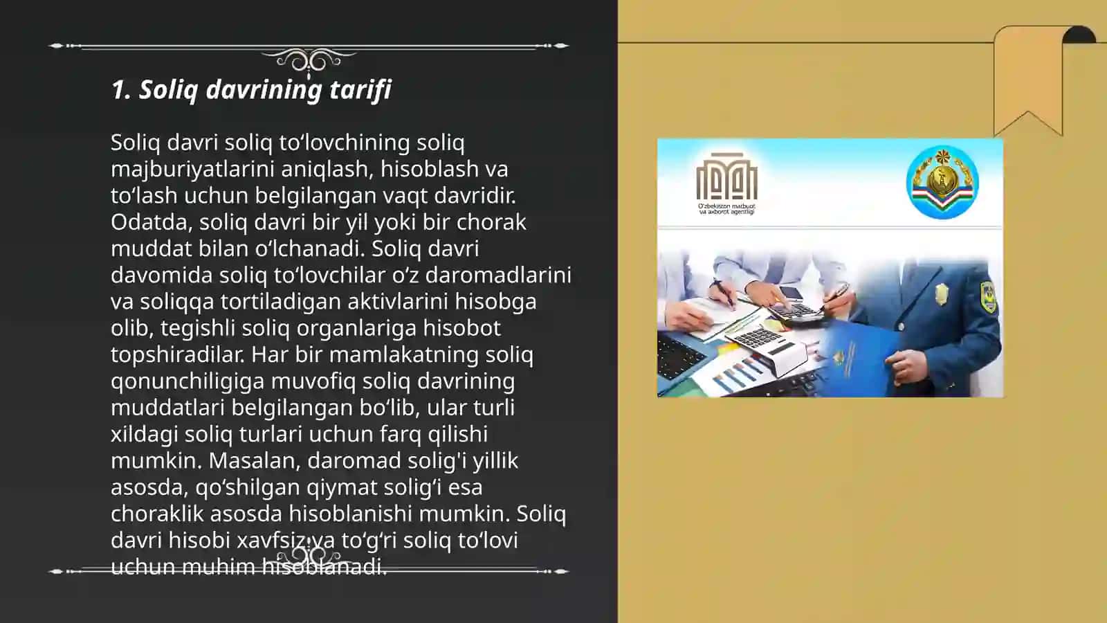 Soliq Davri Haqida Tushuncha 3