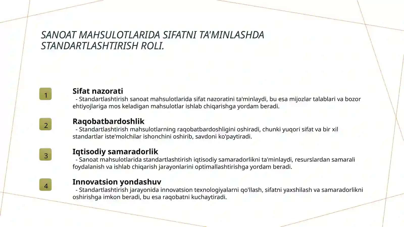 Standartlashtirishning ilmiy asoslari 3