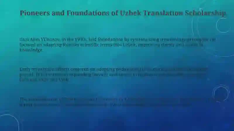 Scientific activities of Uzbek translation scholars 3