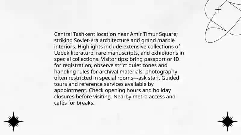 Travelling - Visiting Famous Libraries across Uzbekistan 3