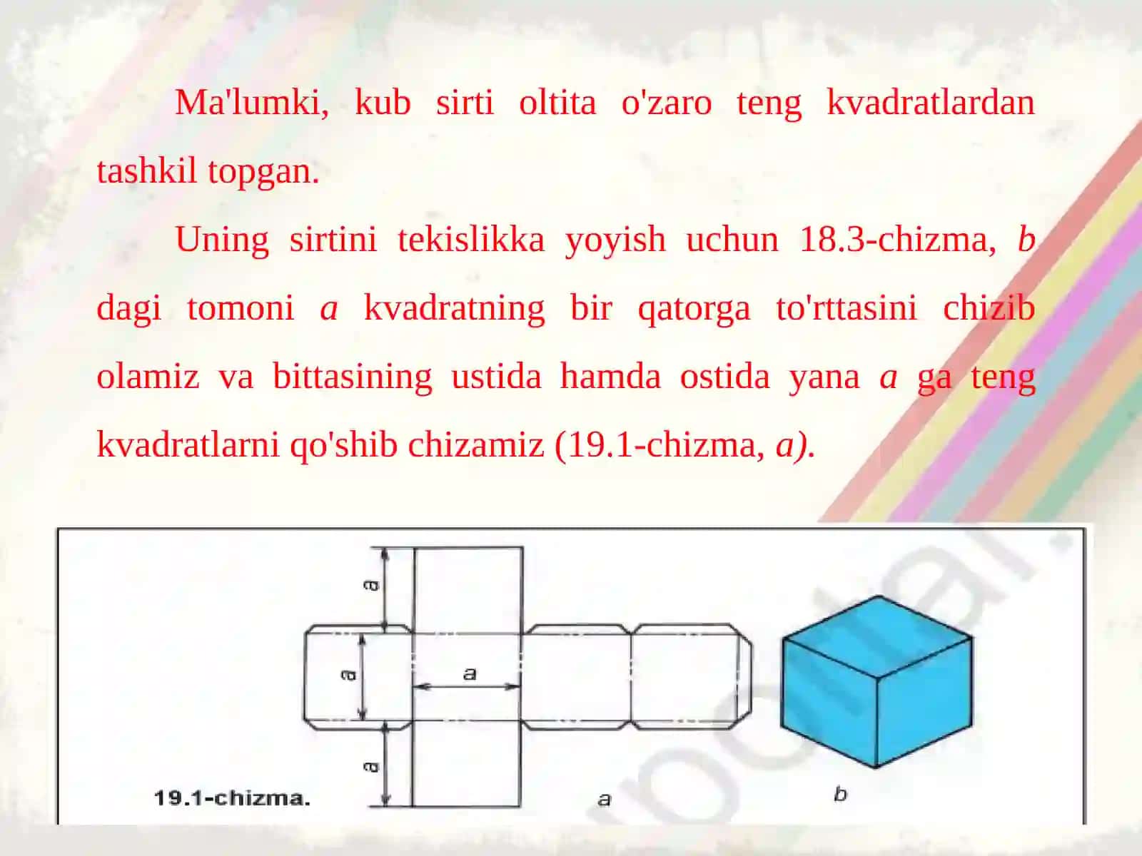 Ko'pyoqliklarning yoyilmalari 3