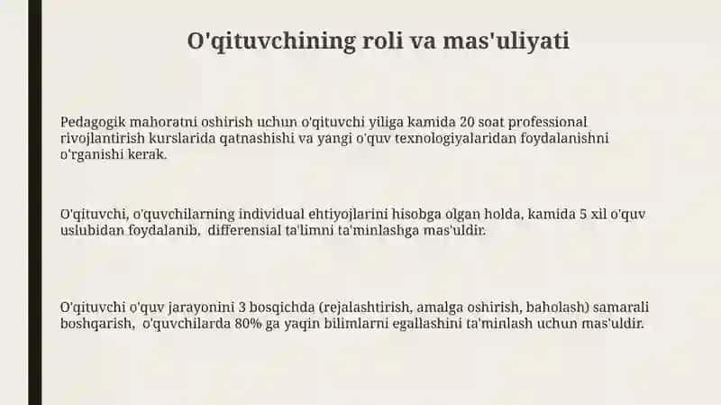 O'quv Materiallarini Didaktik Qayta Ishlashning Asoslari 3