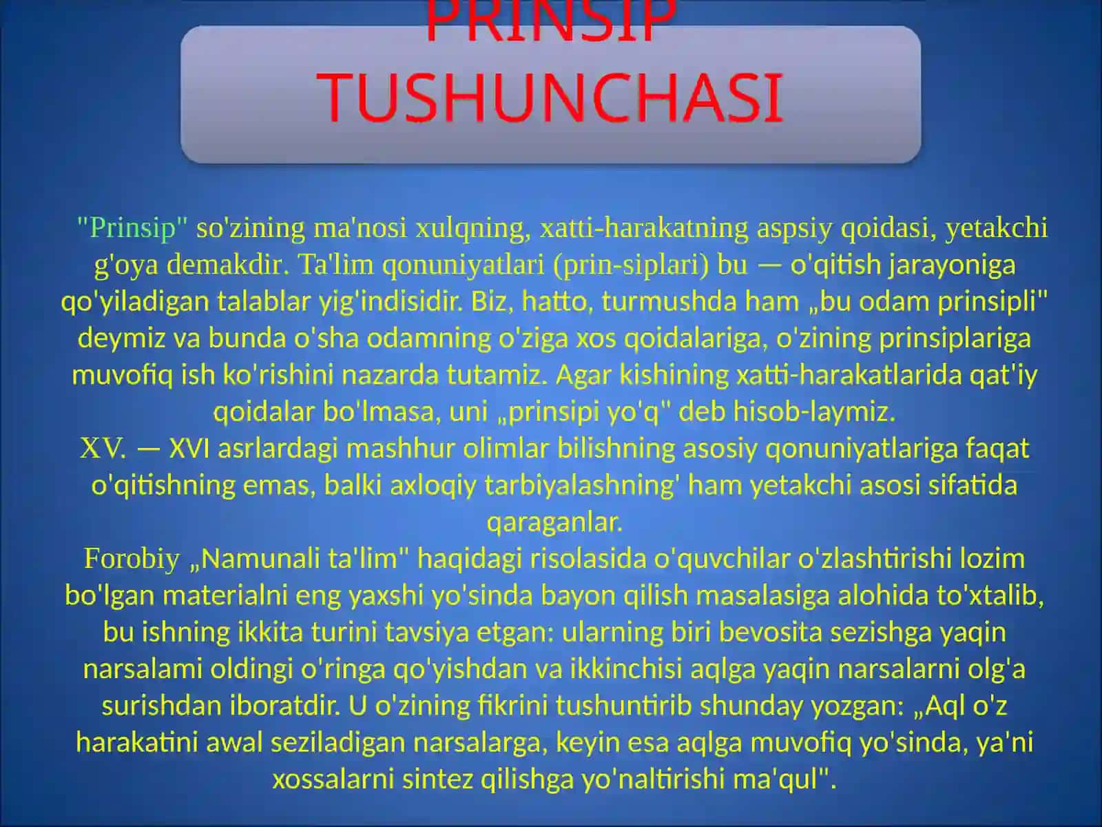 Ta'lim qonuniyatlari va tamoyillari 3