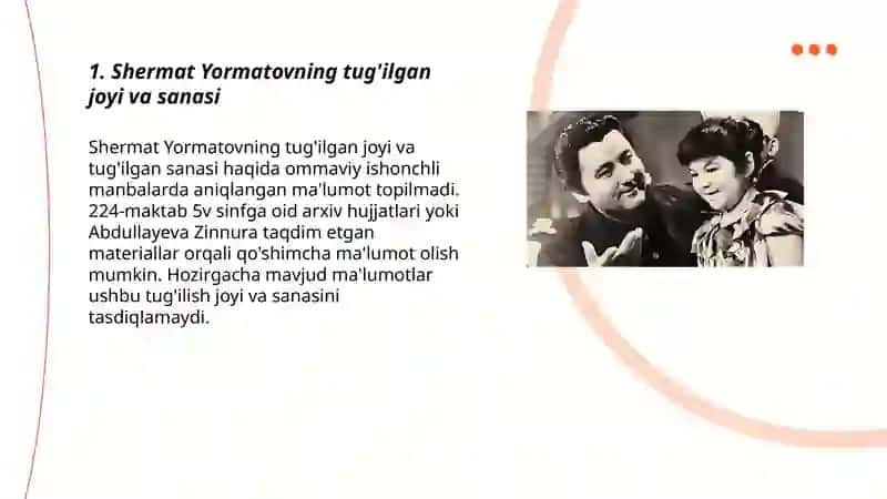 Shermat Yormatov hayoti va ijodi 3