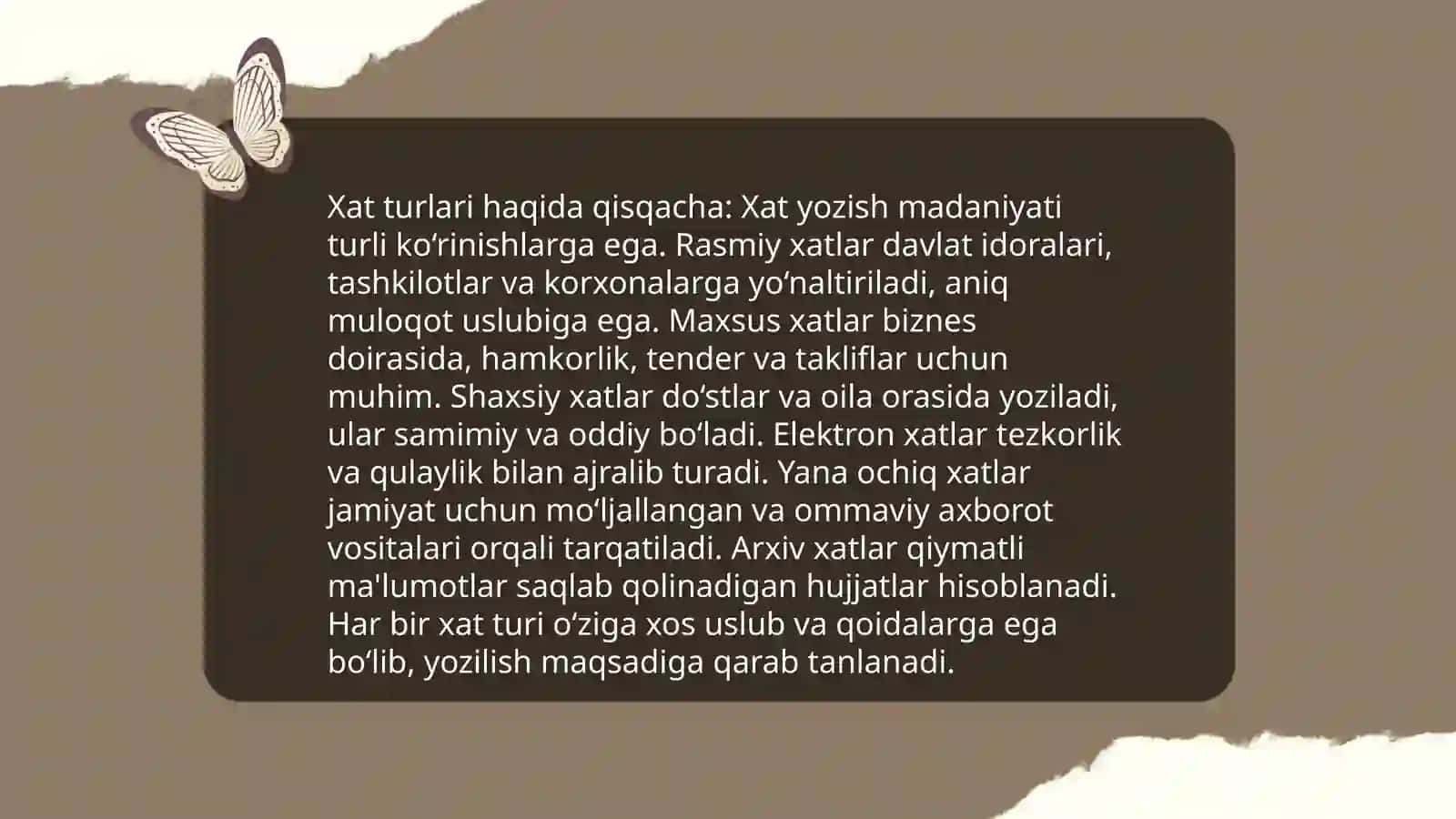 Xat va uning turlari 3