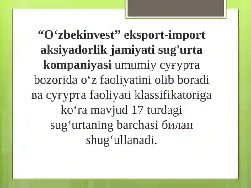 SUG’URTA ISHI TAQDIMOT ISHI 3