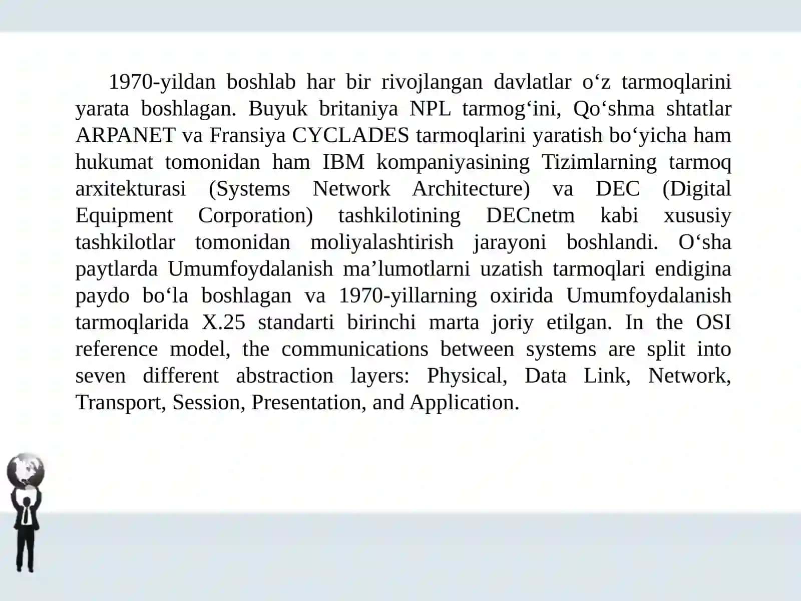 OSI-modeli va uning 7 qatlami 3