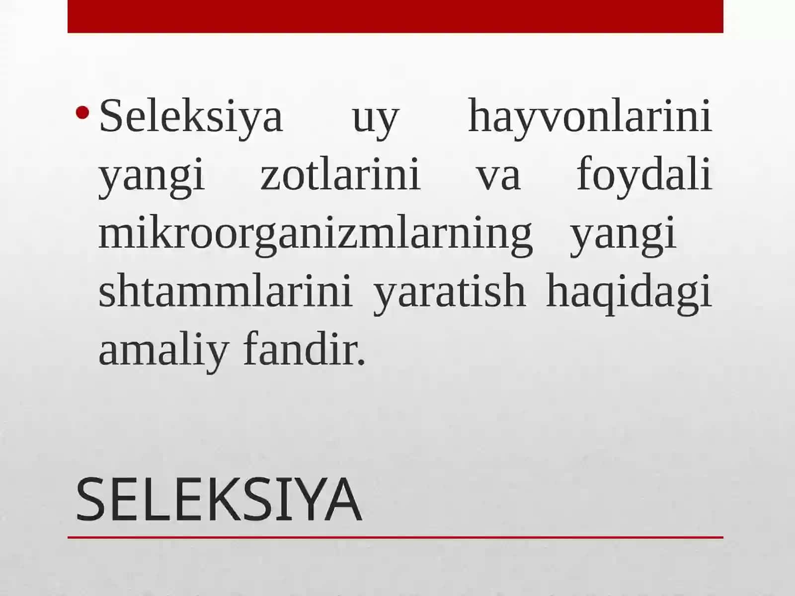 Seleksiyada yangi zotlar yaratishning samarali usullari 3