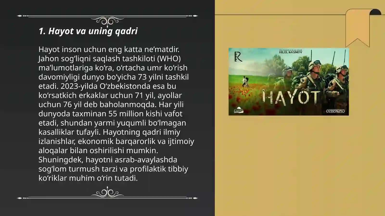 Hayot betakror ne'mat 3