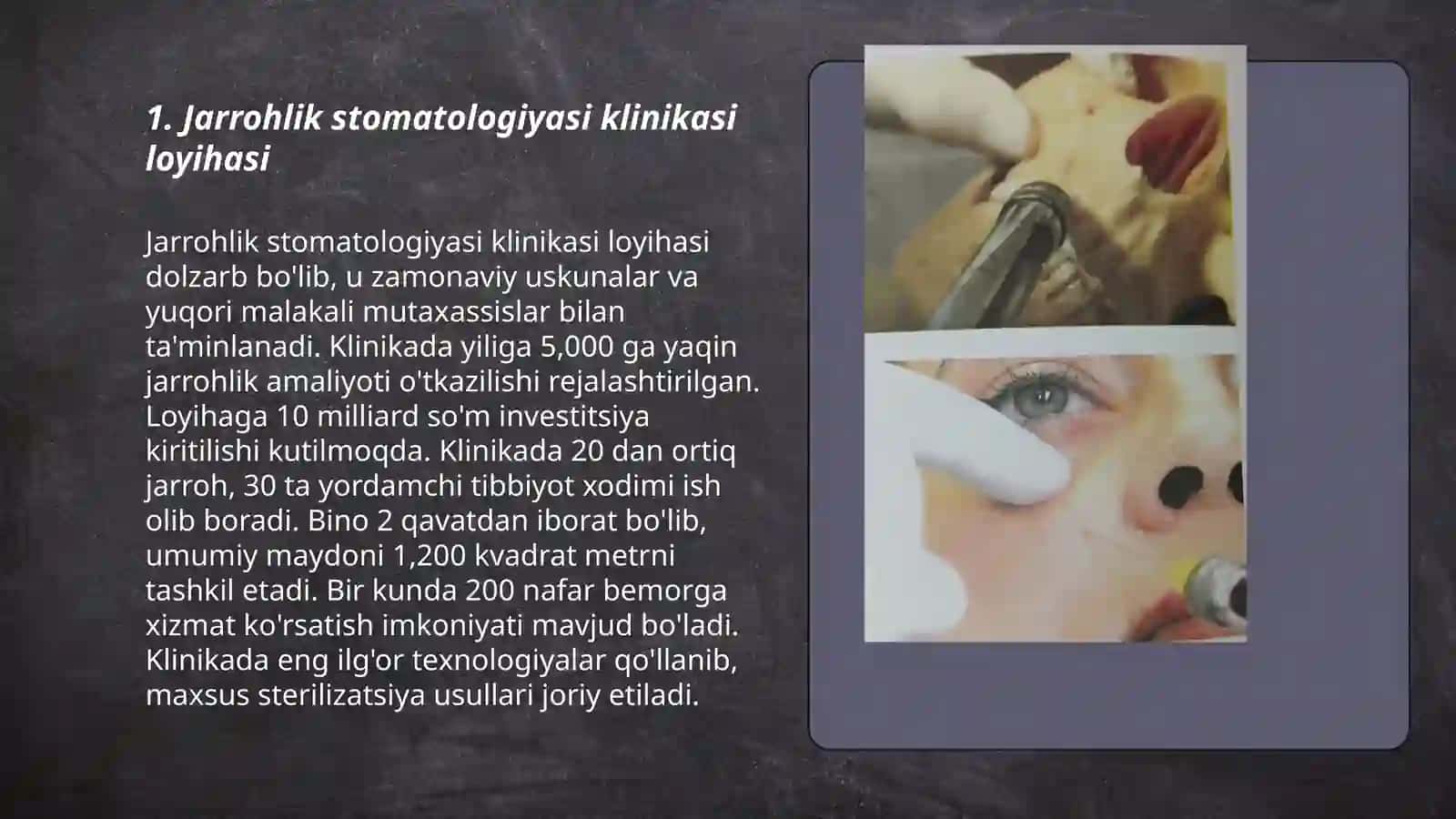 Jarrohlik stomatologiyasi klinikasi 3