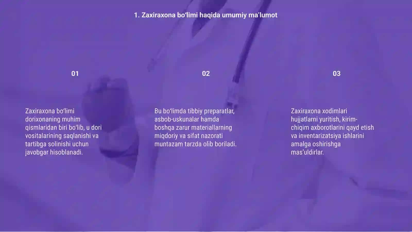 Dorixonaning zaxiraxona bolimlari hujjatlari bilan ishlash 3