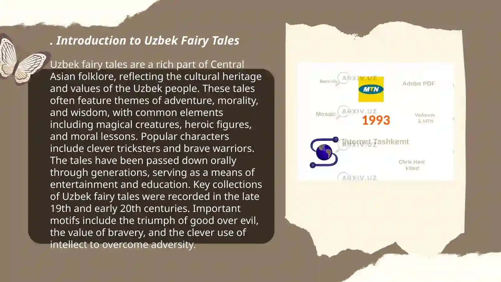 PPT on Uzbek fairy tales 3