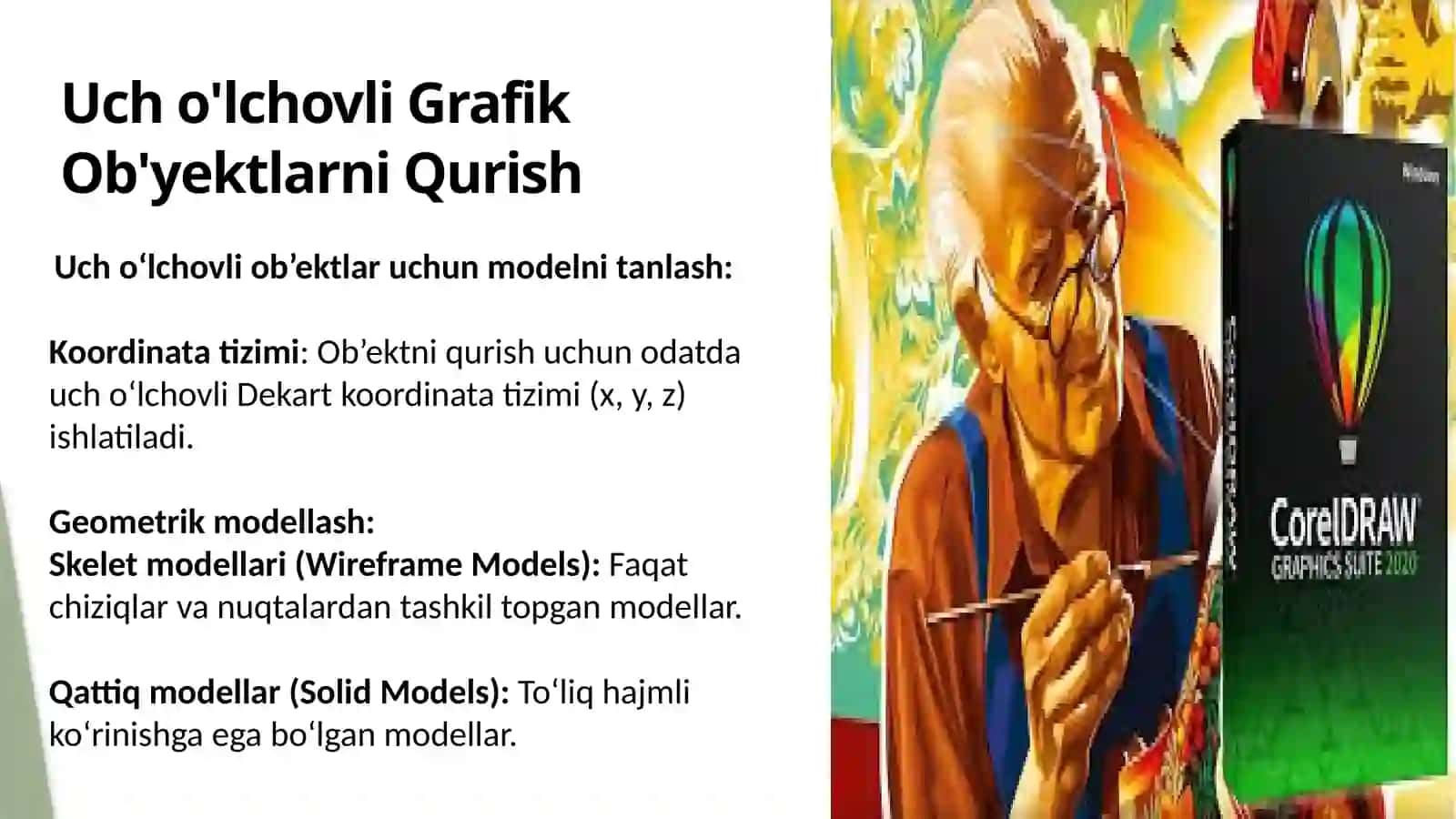Uch O’lchovli Grafik ob’yektlarni Qurish Usul Va Algoritimlari 3