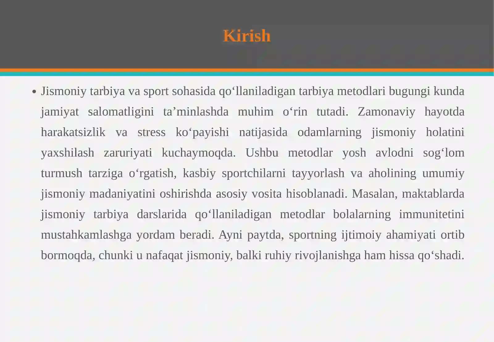 Jismoniy tarbiya va sport sohasida qo‘llaniladigi tarbiya metodlari 3