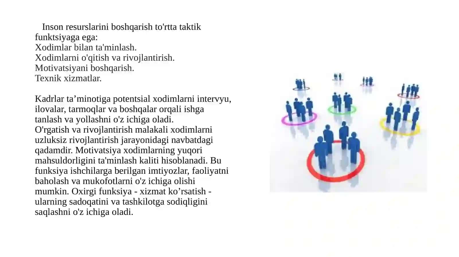 Inson resurslarini boshqarish usullari 3