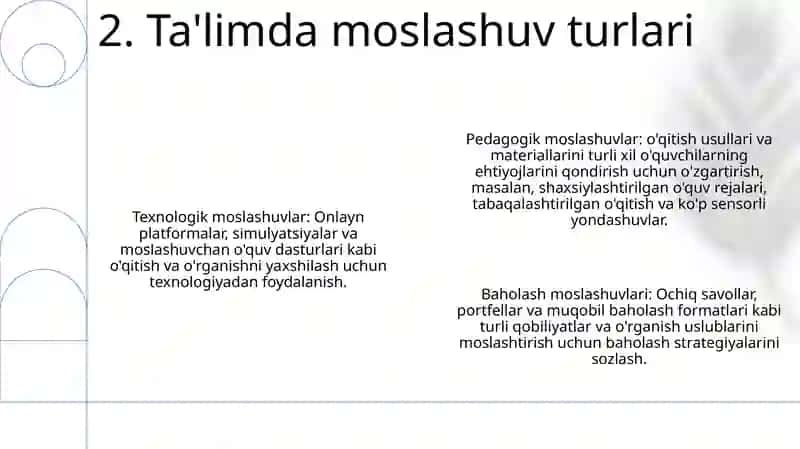 Zamonaviy ta'lim tizimiga moslashish 3