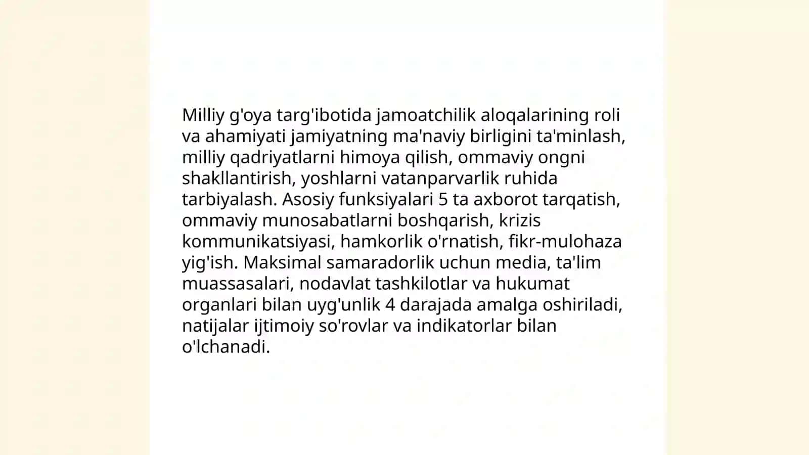 Milliy g'oya targ'ibotida Jamoatchilik aloqalari 3