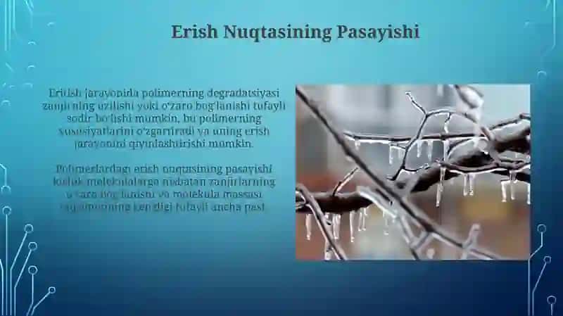 Polemer eritmalari.Polemerning erishi va bo‘kishi 3